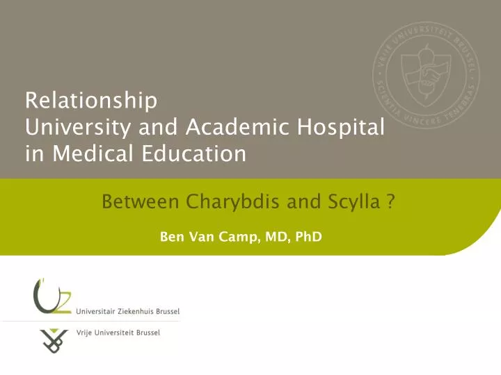 relationship university and academic hospital in medical education