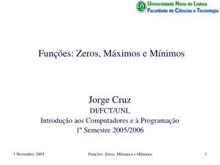 fun es zeros m ximos e m nimos