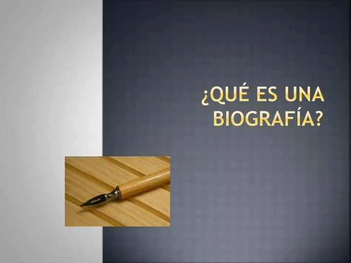 qu es una biograf a