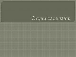 organizace st tu