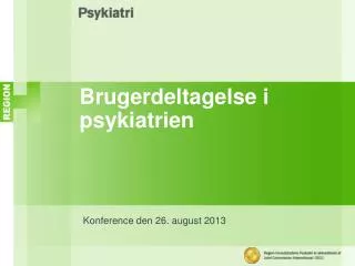 brugerdeltagelse i psykiatrien
