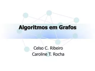 algoritmos em grafos