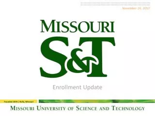 Enrollment Update