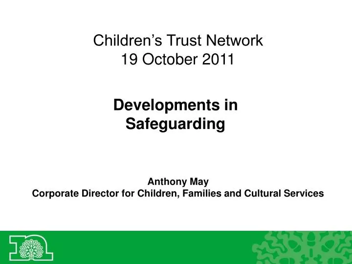 children s trust network 19 october 2011