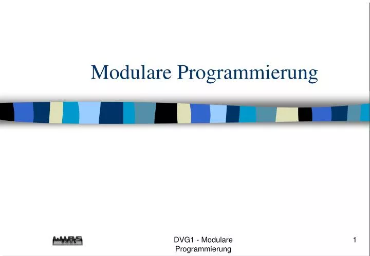 modulare programmierung