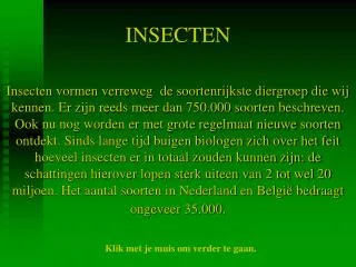 insecten