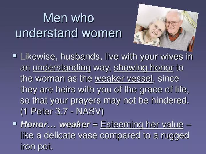 men who understand women