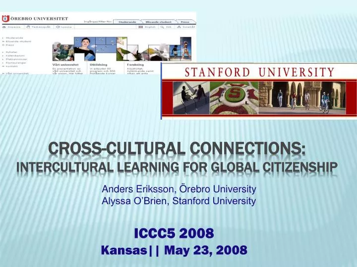 cross cultural connections intercultural learning for global citizenship