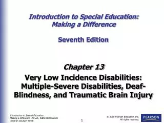 Introduction to Special Education: Making a Difference Seventh Edition