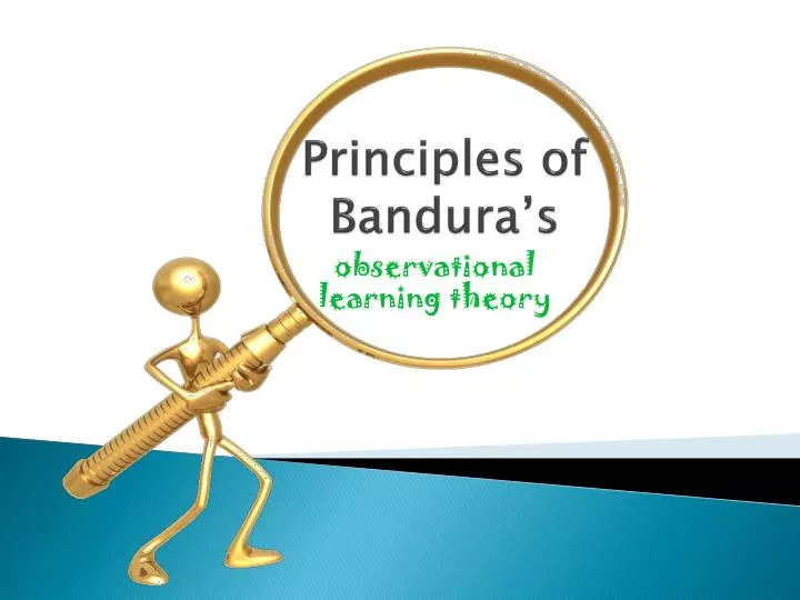 principles of bandura s