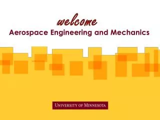 Aerospace Engineering and Mechanics