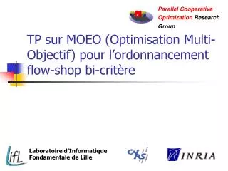 tp sur moeo optimisation multi objectif pour l ordonnancement flow shop bi crit re