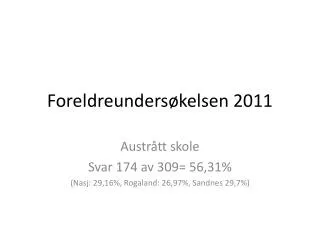 foreldreunders kelsen 2011