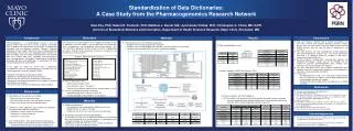 Standardization of Data Dictionaries: A Case Study from the Pharmacogenomics Research Network