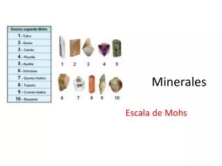 minerales