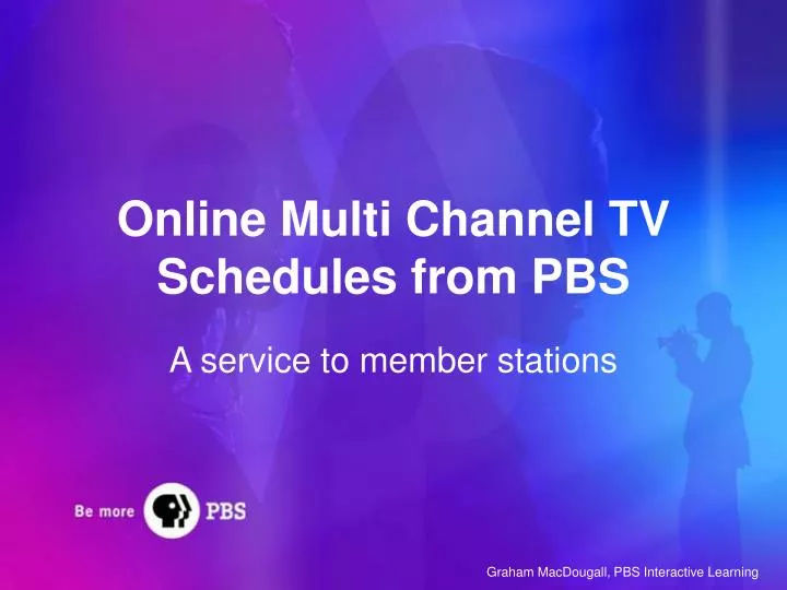 online multi channel tv schedules from pbs