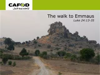The walk to Emmaus Luke 24:13-35