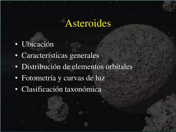 asteroides