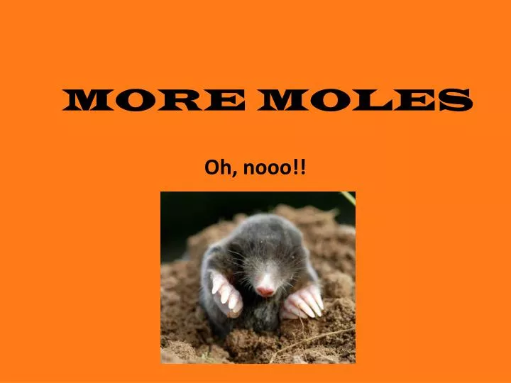 more moles
