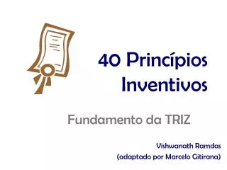 40 princ pios inventivos