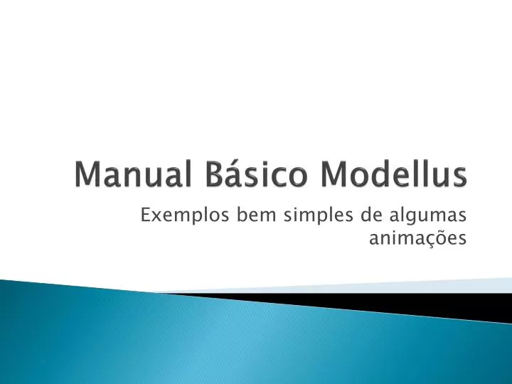 manual b sico modellus