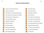 System Test Specification