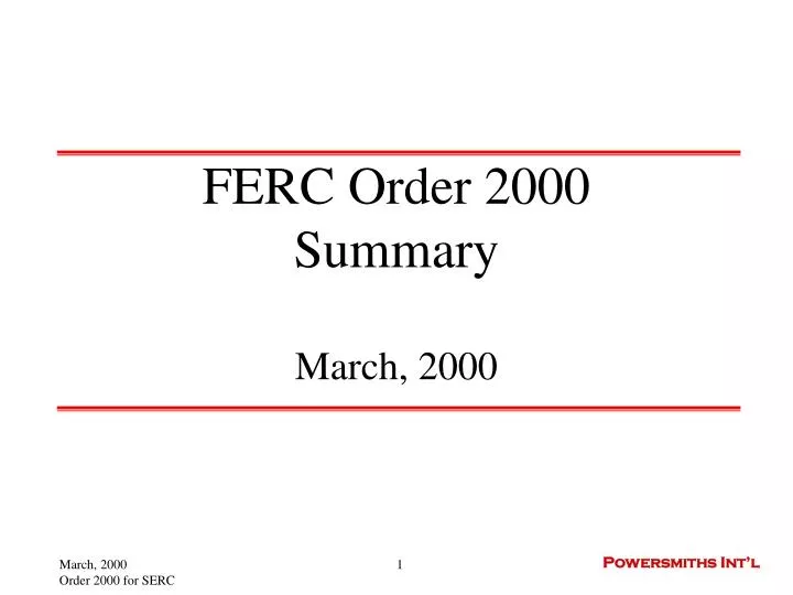 ferc order 2000 summary