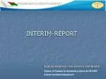 INTERIM-REPORT - slide 1