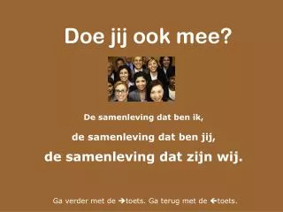 doe jij ook mee
