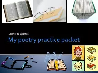 My poetry practice packet