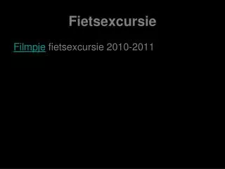 fietsexcursie