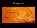 Cosas que odio - slide 1