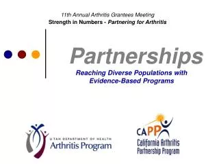 Partnerships Reaching Diverse Populations with Evidence-Based Programs