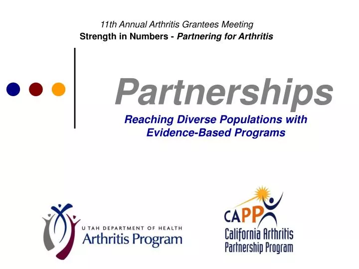 partnerships reaching diverse populations with evidence based programs