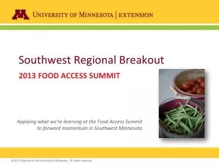 Southwest Regional Breakout