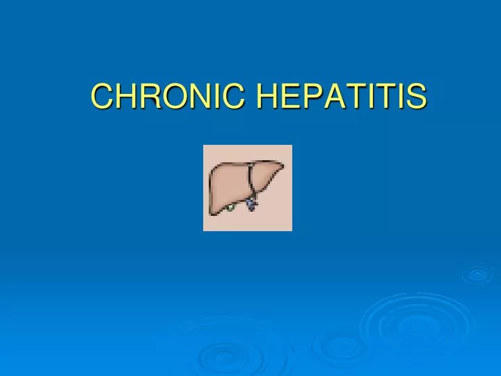 chronic hepatitis