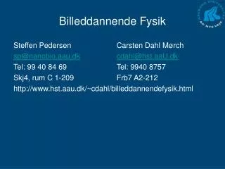billeddannende fysik