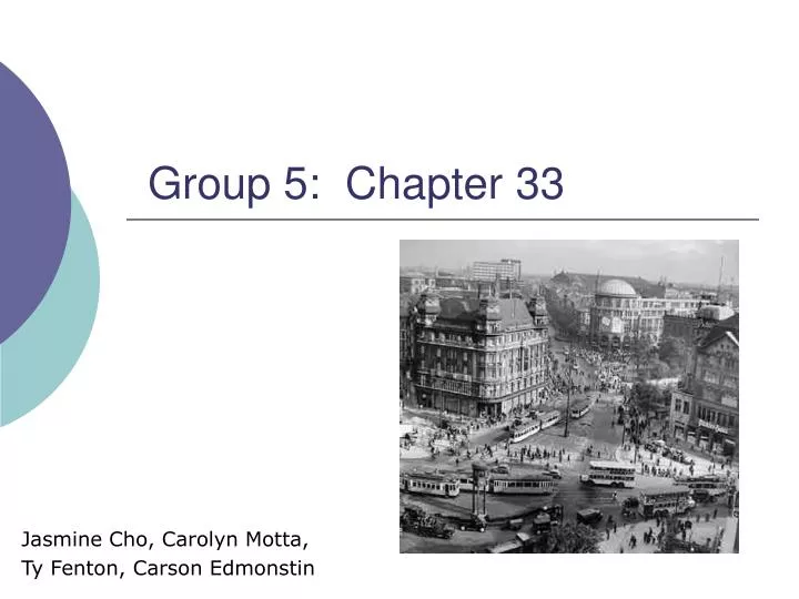 group 5 chapter 33
