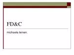 FD&amp;C - slide 1