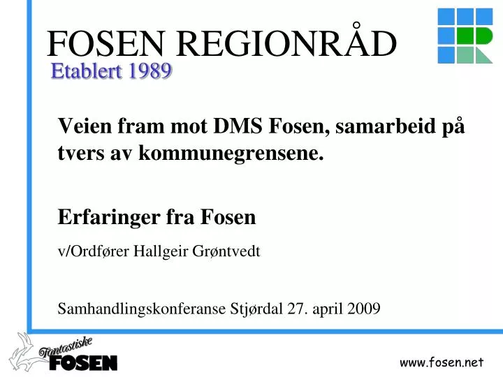 fosen regionr d