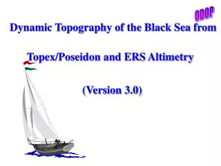 Dynamic Topography of the Black Sea from
