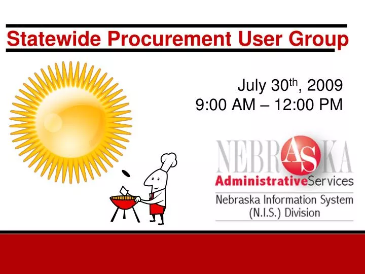 statewide procurement user group