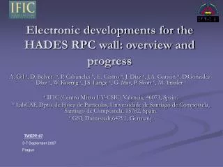 Electronic developments for the HADES RPC wall: overview and progress