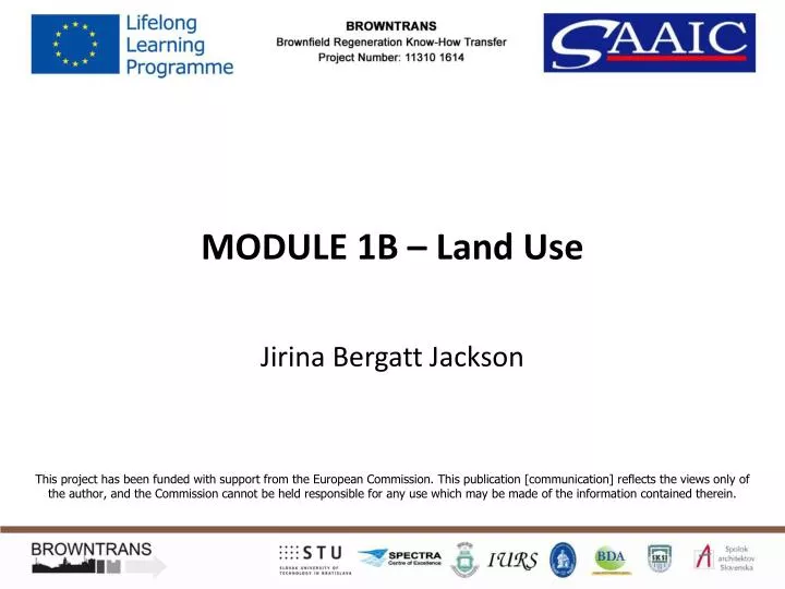 module 1b land use