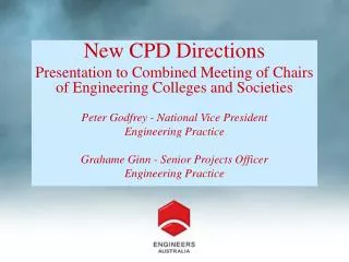 New CPD Directions