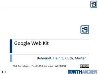 Google Web Kit