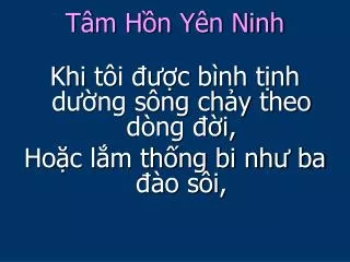 t m h n y n ninh
