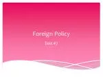 Foreign Policy - slide 1