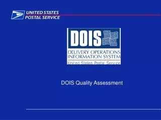 DOIS Quality Assessment