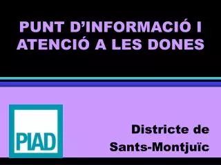 punt d informaci i atenci a les dones